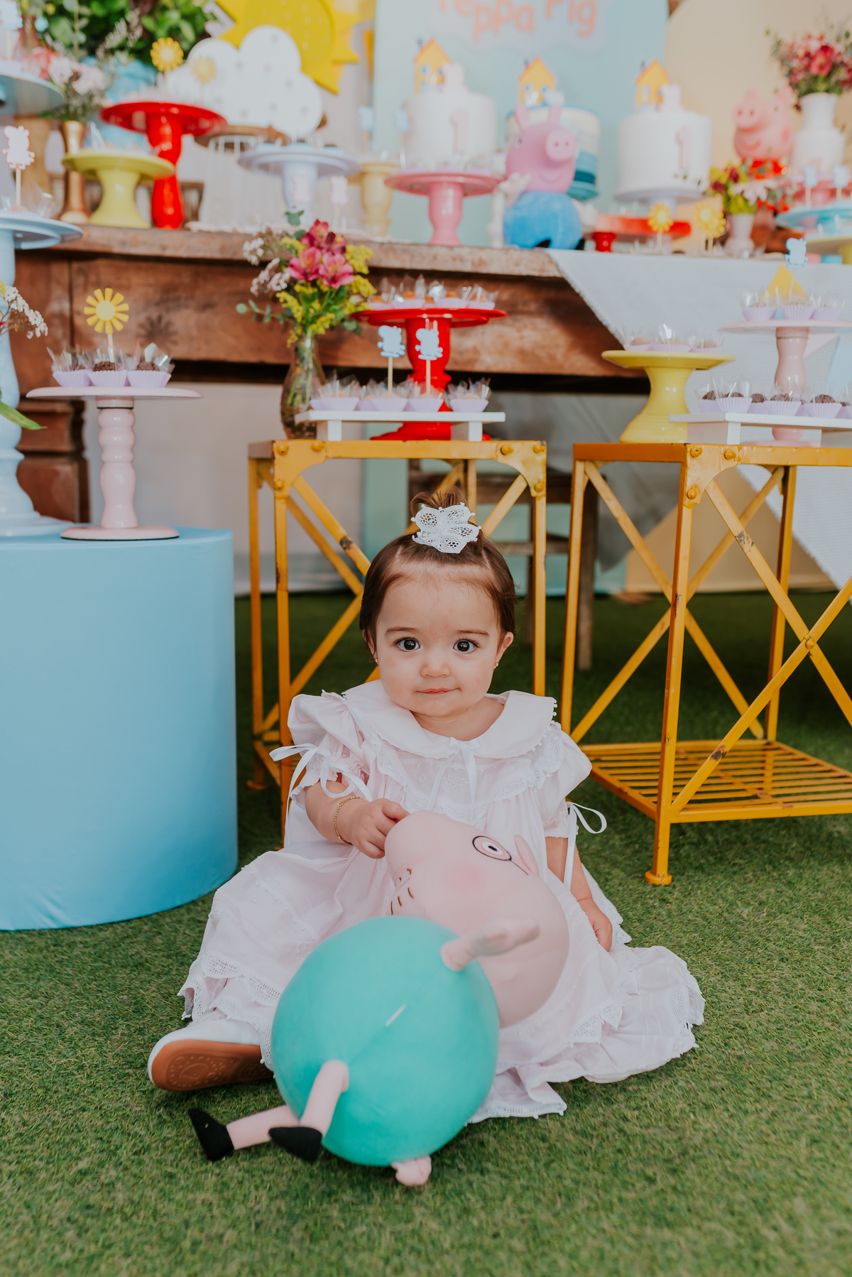 fotografia festa infantil Rio de Janeiro espaço aldeia barra da tijuca joá tema peppa