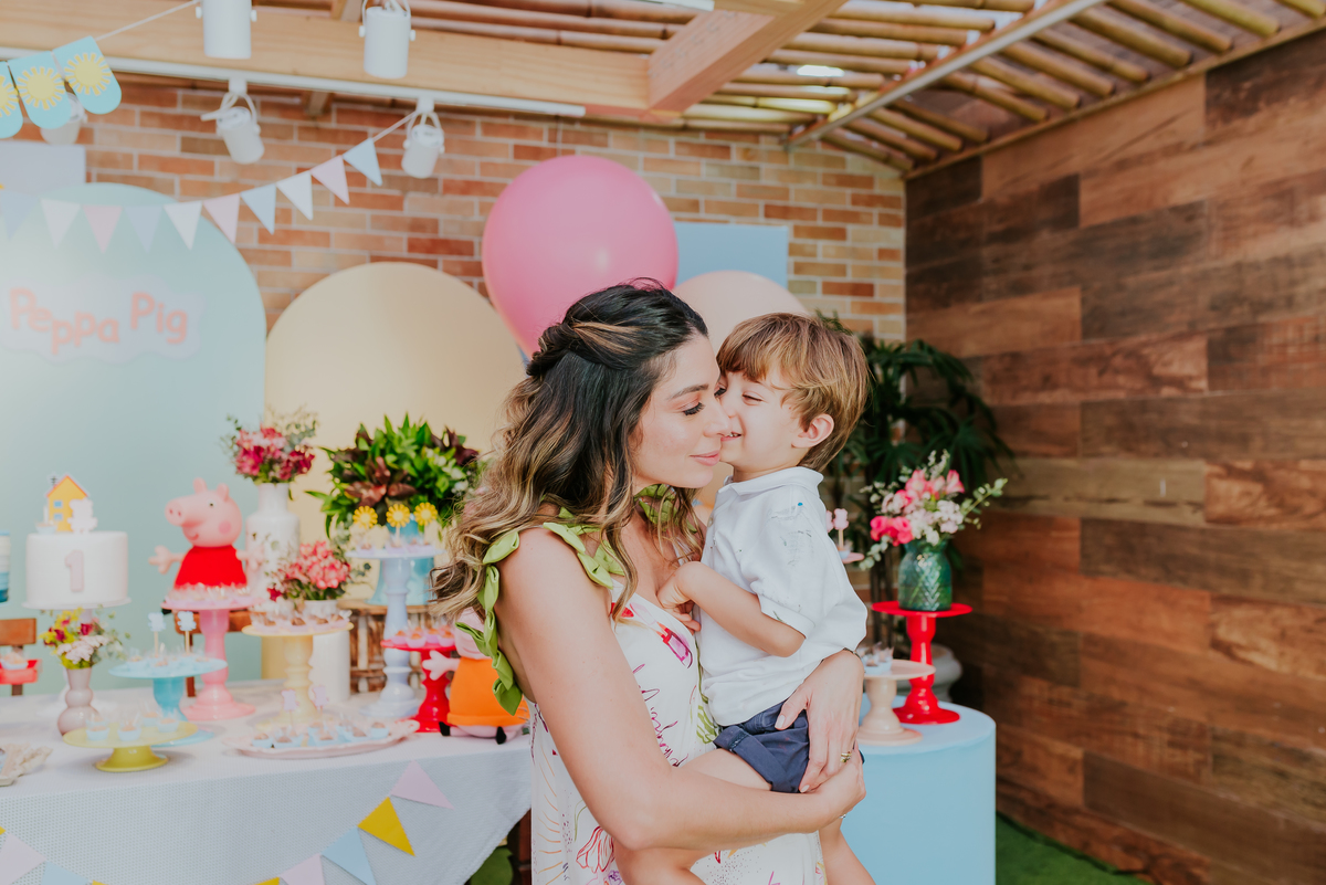 fotografia festa infantil Rio de Janeiro espaço aldeia barra da tijuca joá tema peppa