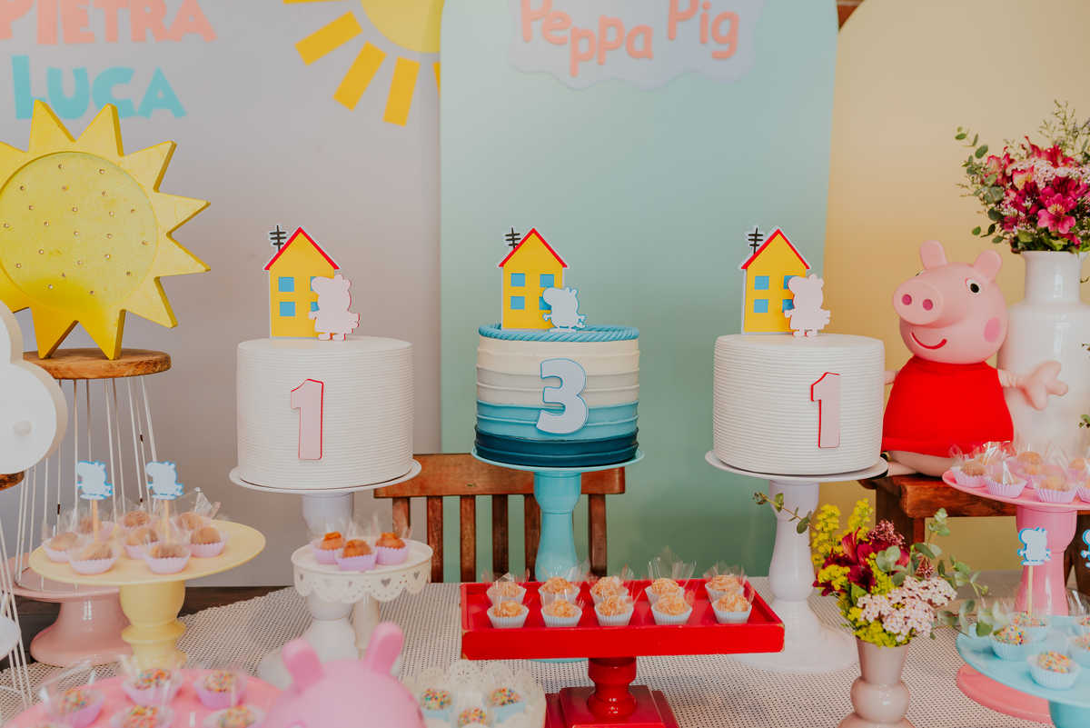 fotografia festa infantil Rio de Janeiro espaço aldeia barra da tijuca joá tema peppa