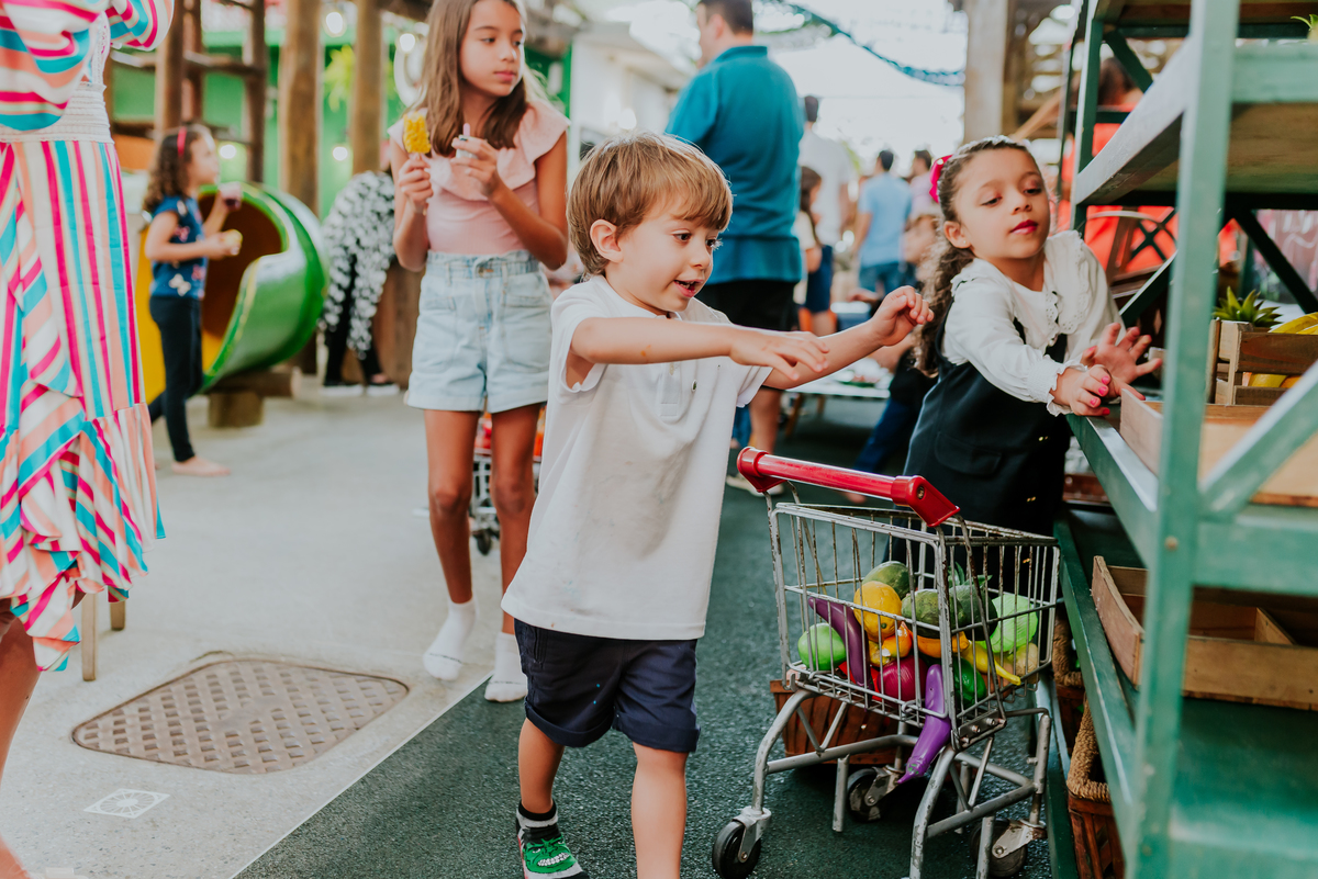 fotografia festa infantil Rio de Janeiro espaço aldeia barra da tijuca joá tema peppa