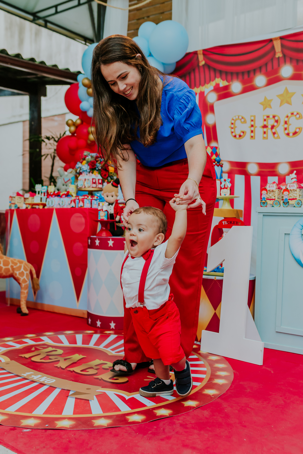 fotografia festa infantil 1 ano rael tema circo Rio de Janeiro ilha do governador fotografa familia