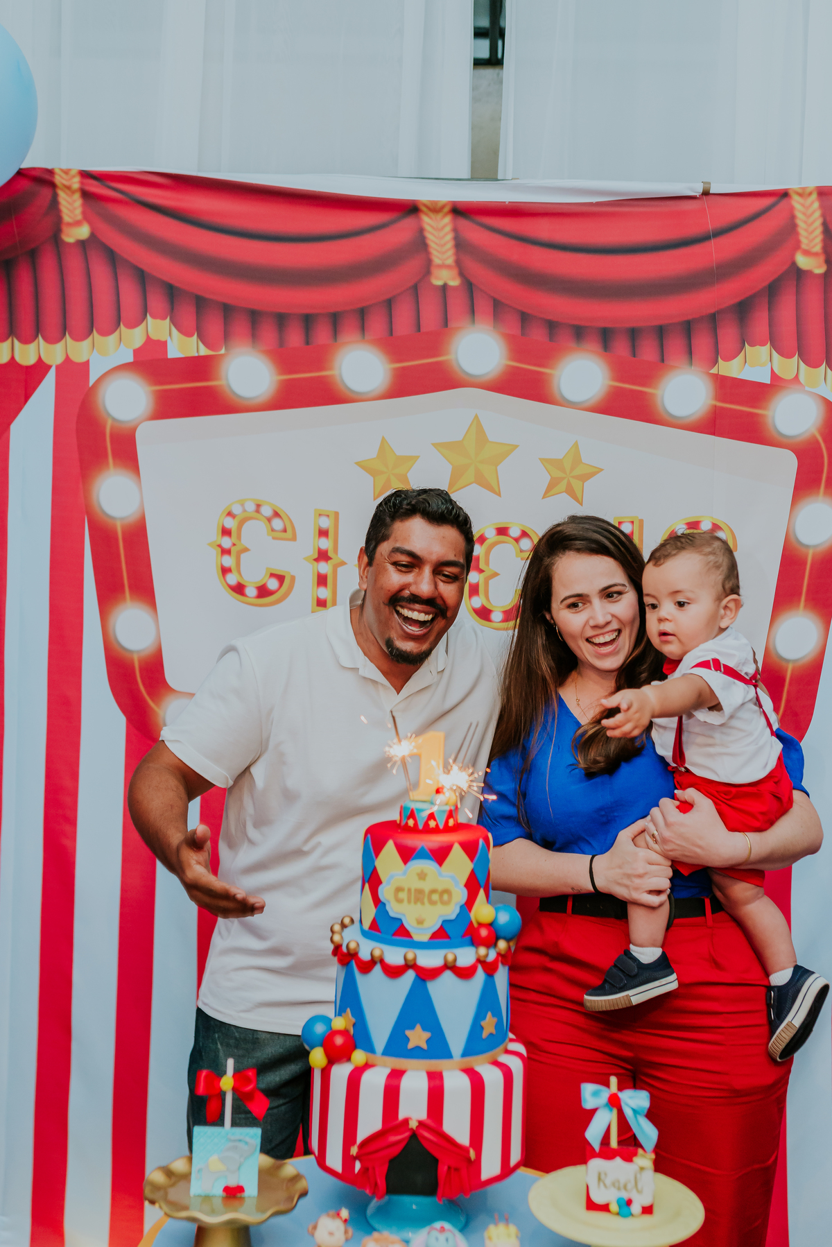 fotografia festa infantil 1 ano rael tema circo Rio de Janeiro ilha do governador fotografa familia