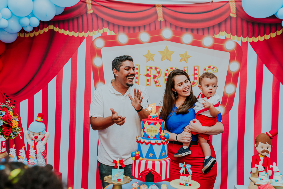 fotografia festa infantil 1 ano rael tema circo Rio de Janeiro ilha do governador fotografa familia