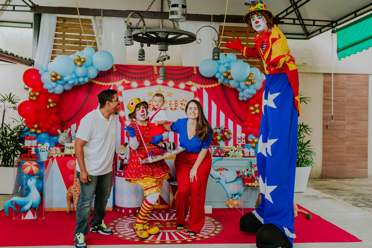 fotografia festa infantil 1 ano rael tema circo Rio de Janeiro ilha do governador fotografa familia