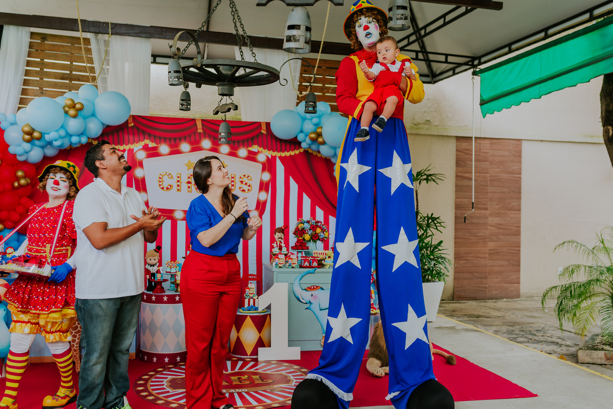 fotografia festa infantil 1 ano rael tema circo Rio de Janeiro ilha do governador fotografa familia