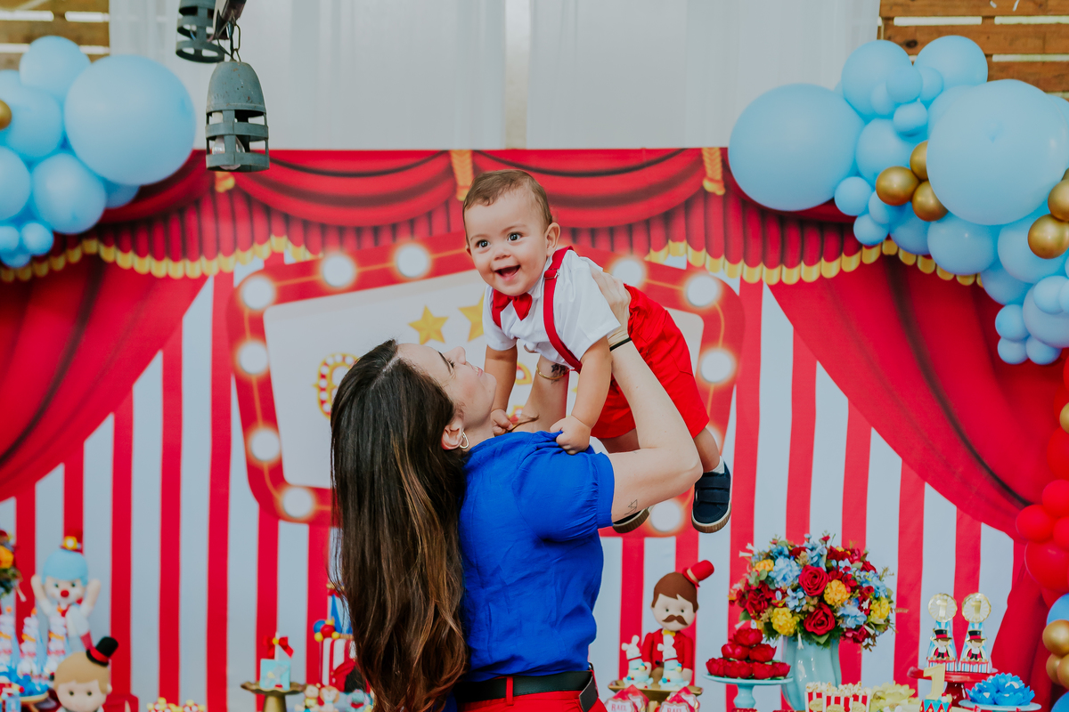 fotografia festa infantil 1 ano rael tema circo Rio de Janeiro ilha do governador fotografa familia