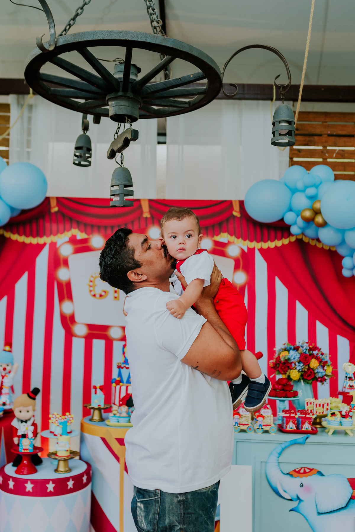 fotografia festa infantil 1 ano rael tema circo Rio de Janeiro ilha do governador fotografa familia