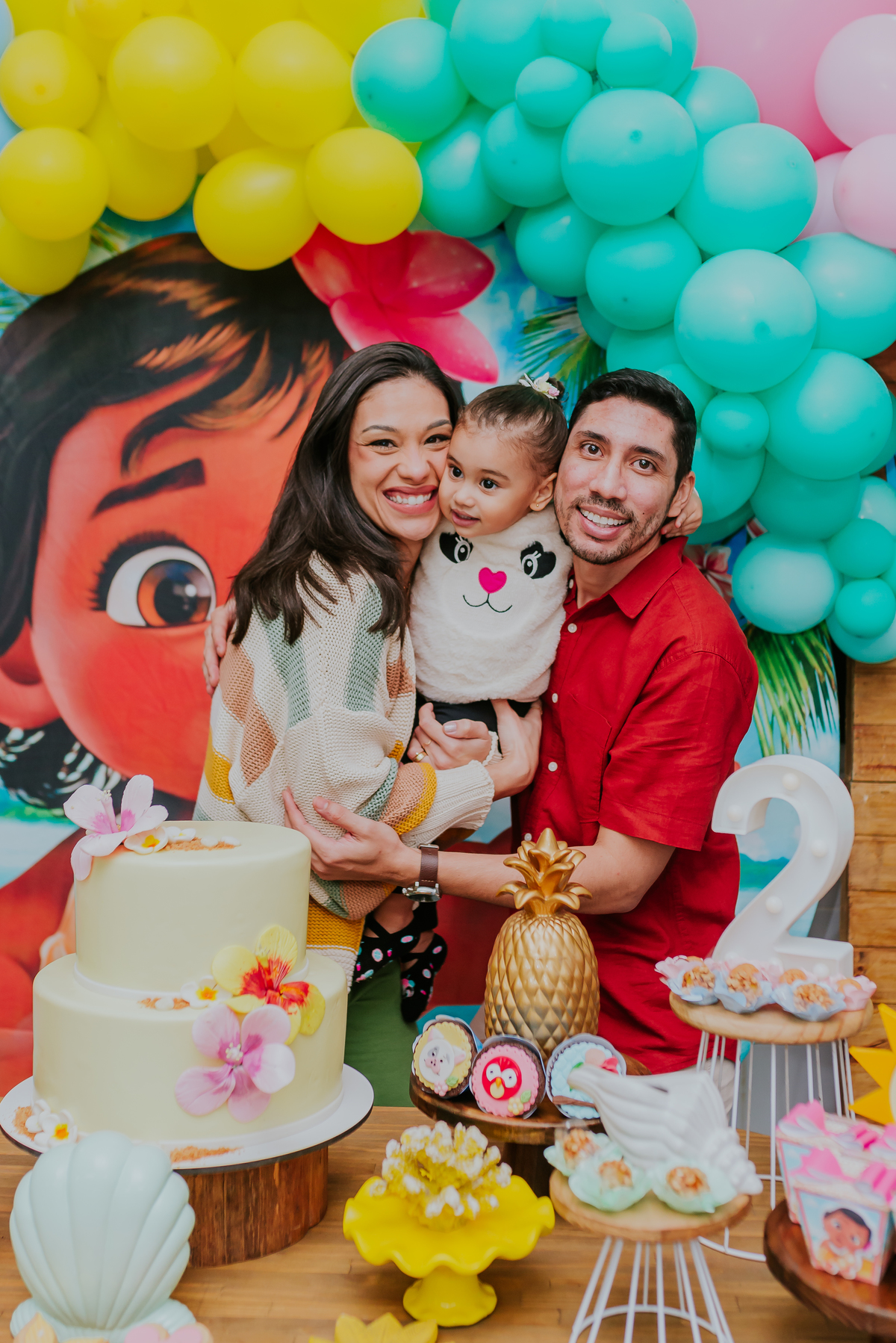 fotografia festa infantil familia tema Moana 2 anos Manuela rio de janeiro ilha do governador 