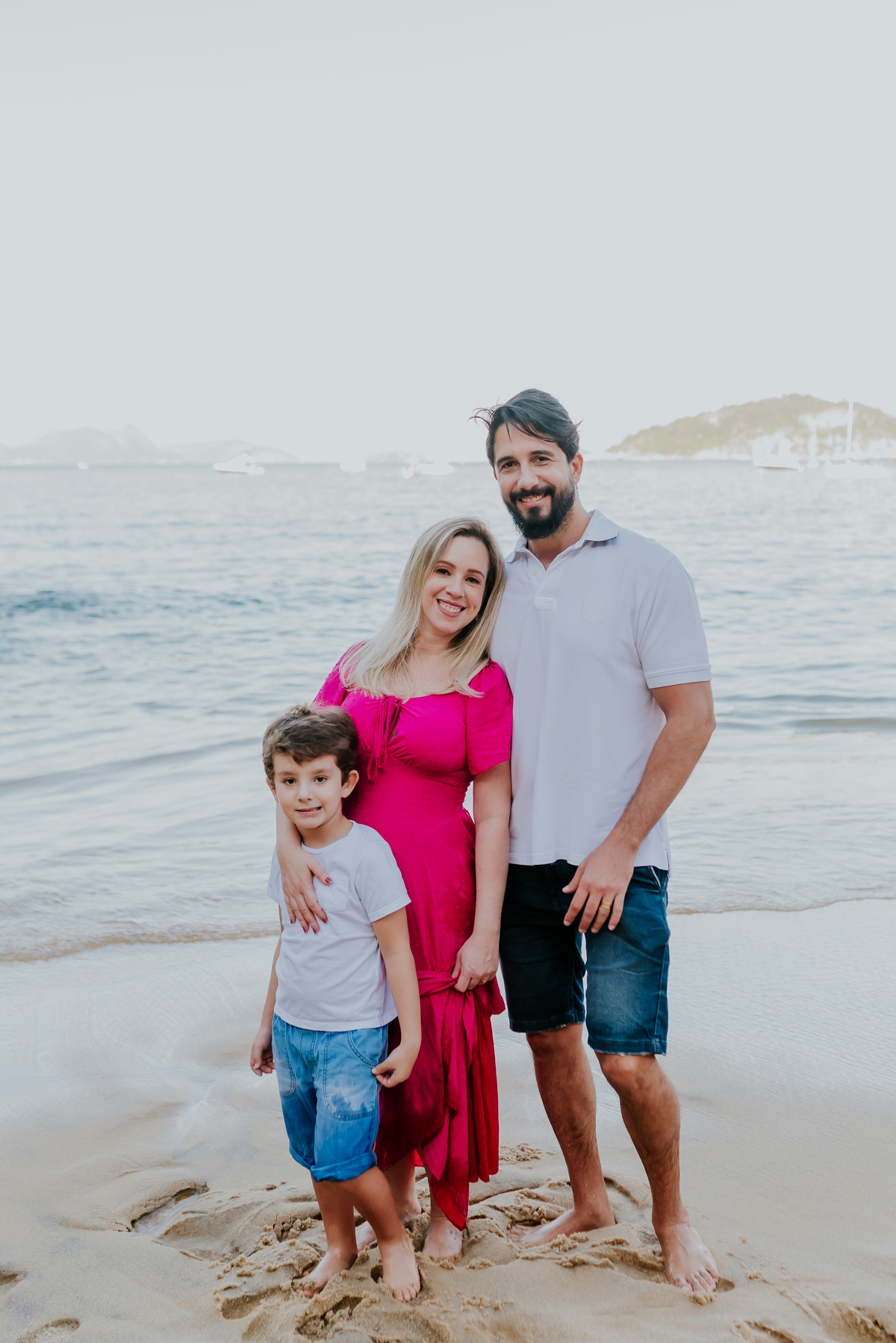 fotografia ensaio sessão familia praia externo Rio de Janeiro praia vermelha urca