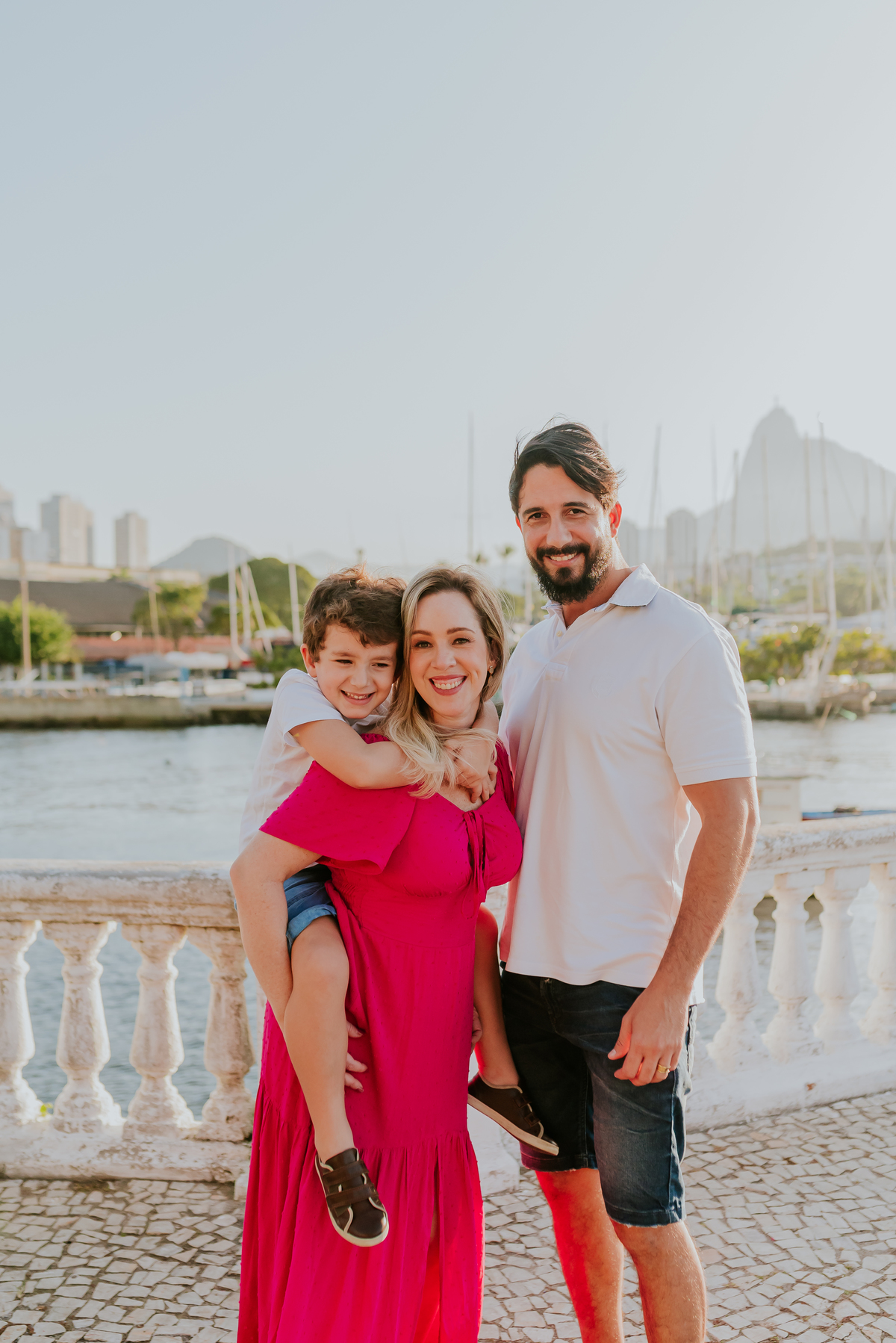 fotografia ensaio sessão familia praia externo Rio de Janeiro praia vermelha urca