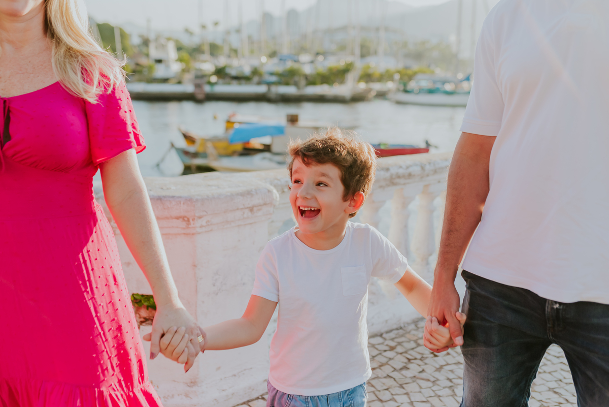 fotografia ensaio sessão familia praia externo Rio de Janeiro praia vermelha urca