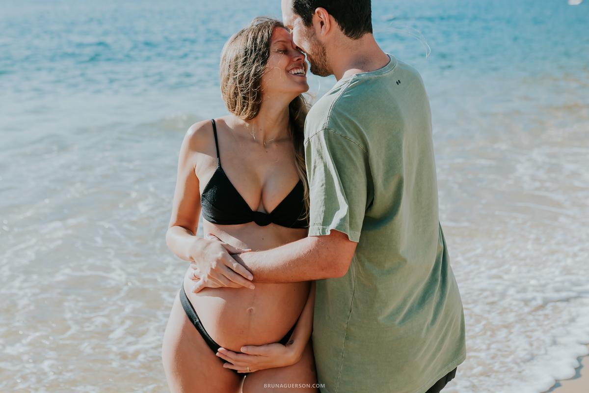 fotografia ensaio gestante casal praia vermelha urca Rio de Janeiro 