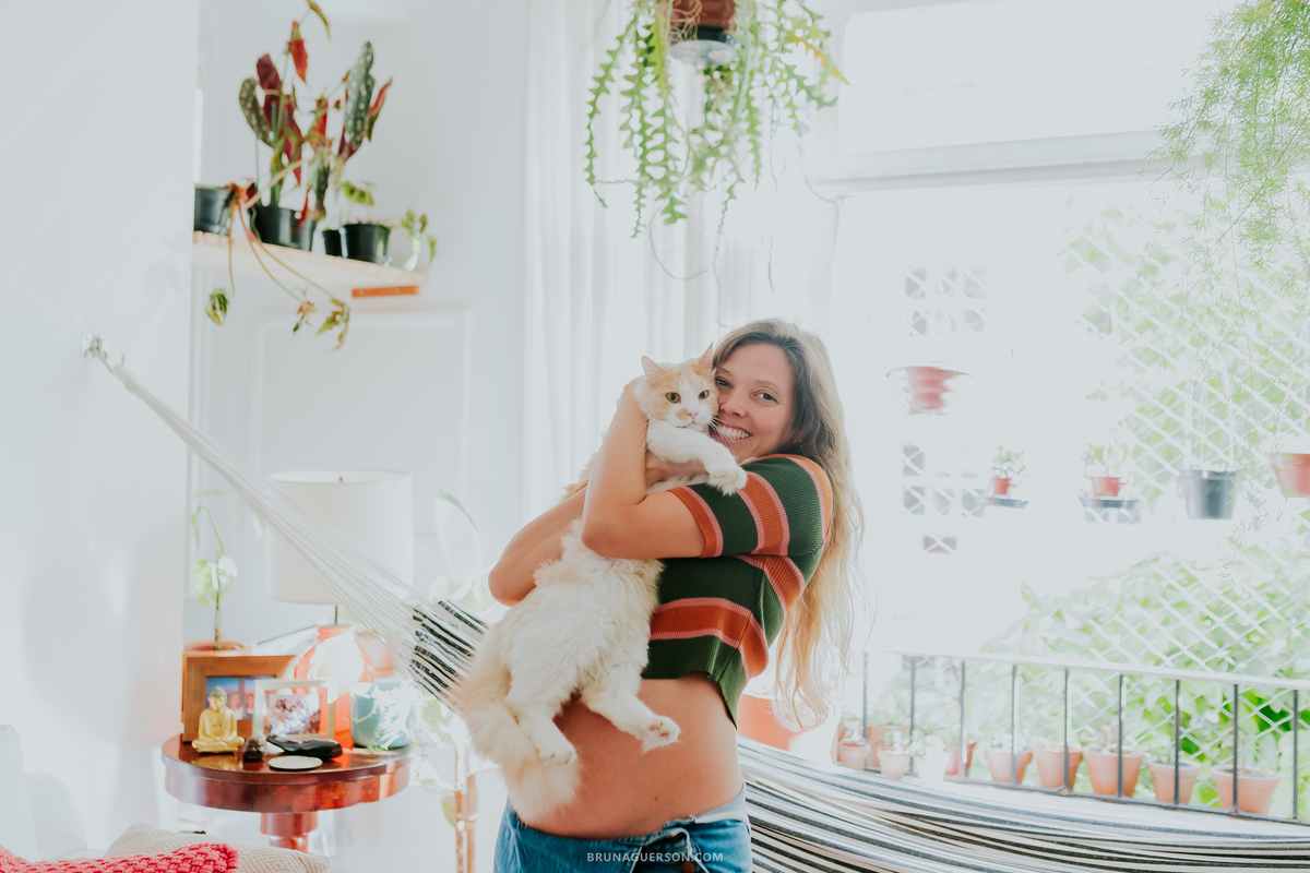 fotografia ensaio gestante casal em casa zona sul Copacabana Rio de Janeiro 