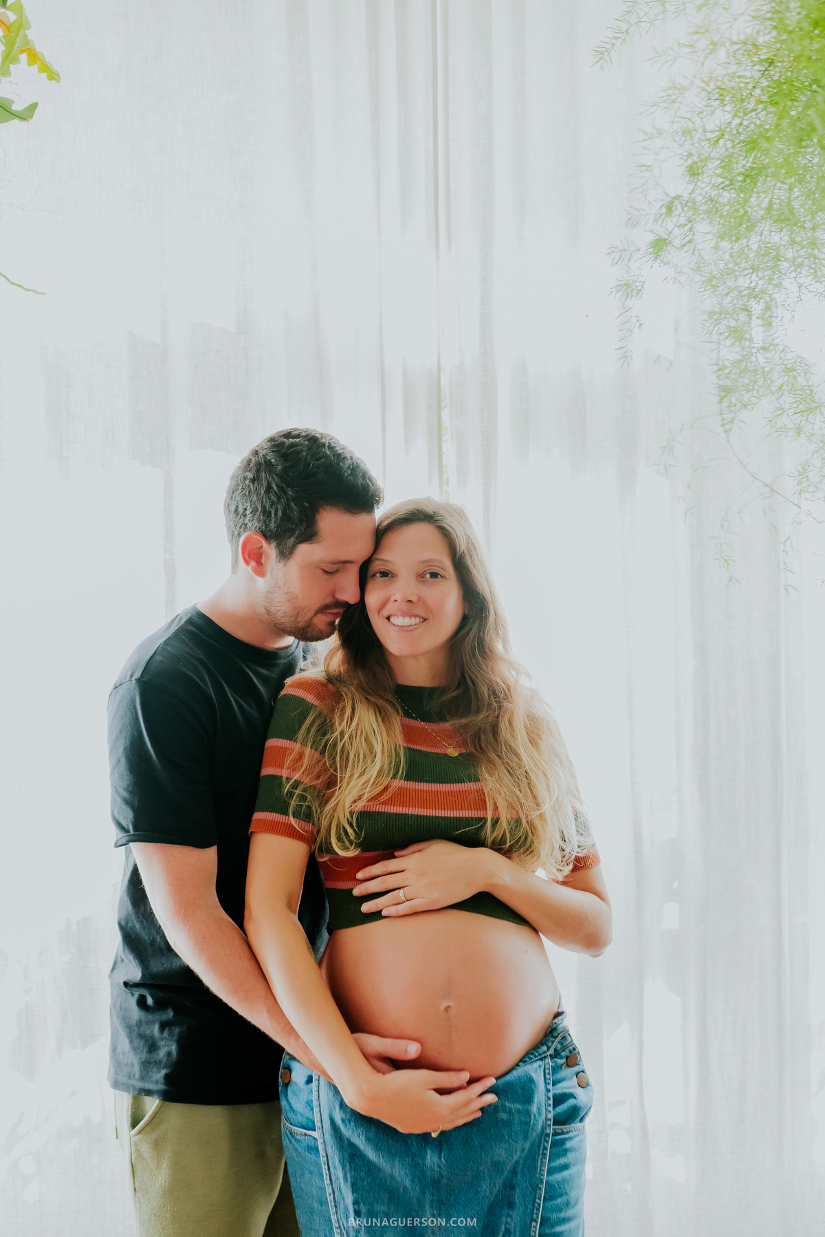 fotografia ensaio gestante casal em casa zona sul Copacabana Rio de Janeiro 