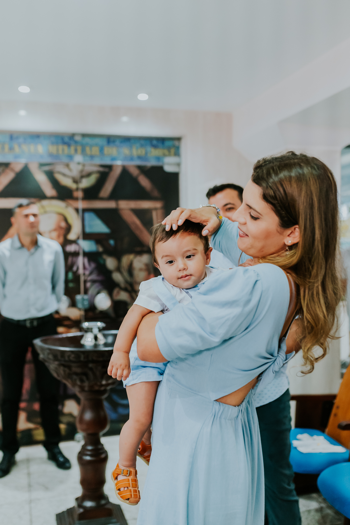 FOTOGRAFIA BATIZADO BATISMO Rio de Janeiro CLUBE NAVAL CENTRO FOTOGRAFA FAMILIA