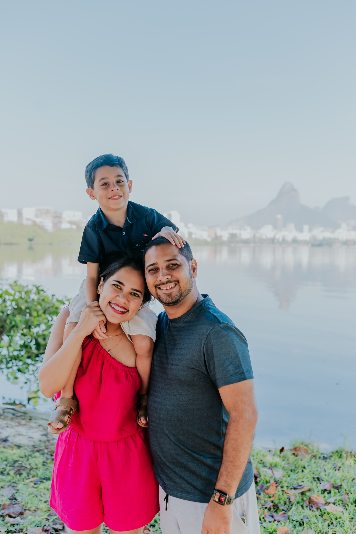 fotografia ensaio de familia externo Rio de Janeiro lagoa rodrigo de Freitas zona sul rj Vicente 