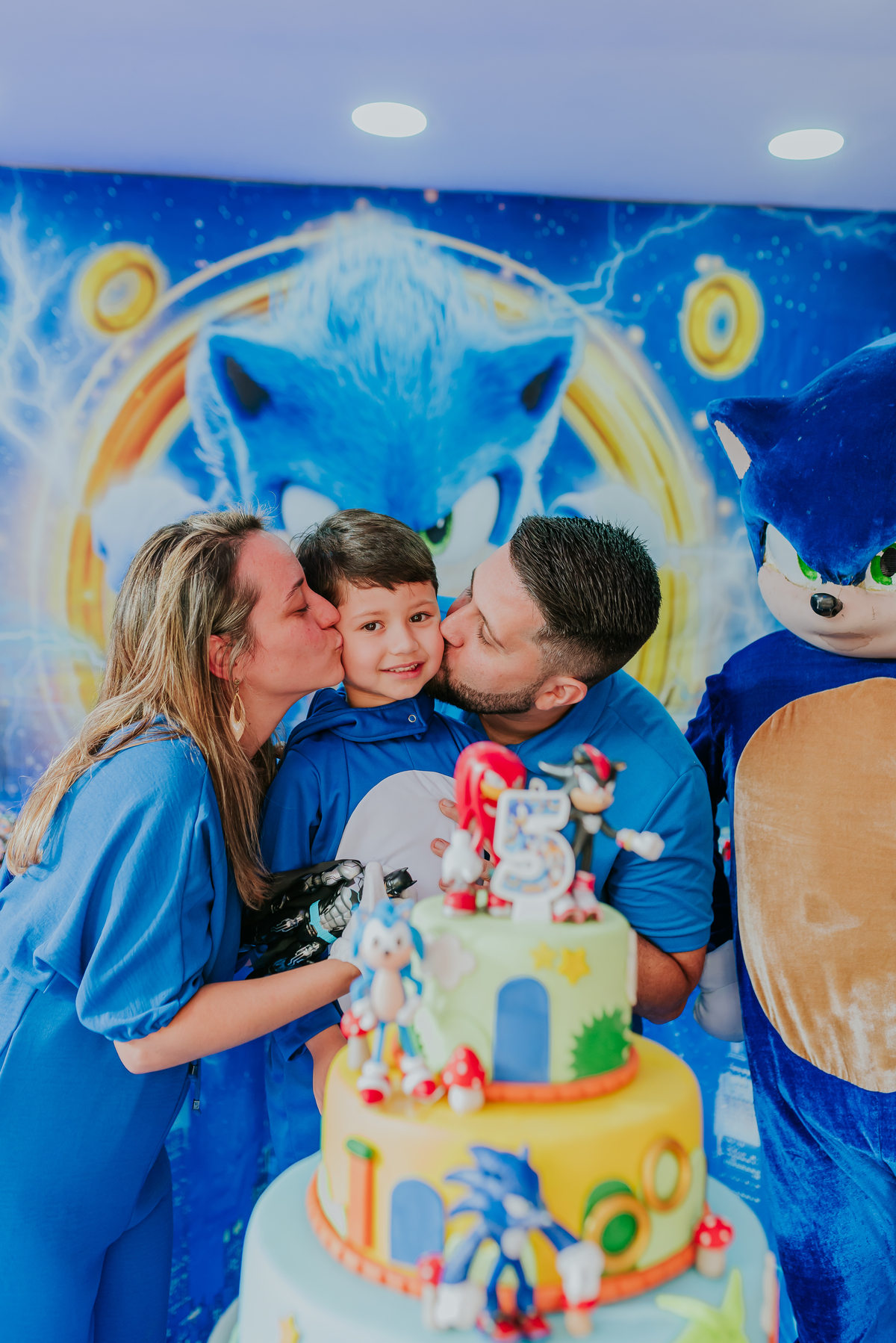 fotografia festa infantil espaço faz de conta Rio de Janeiro cachambi 5 anos Sonic 