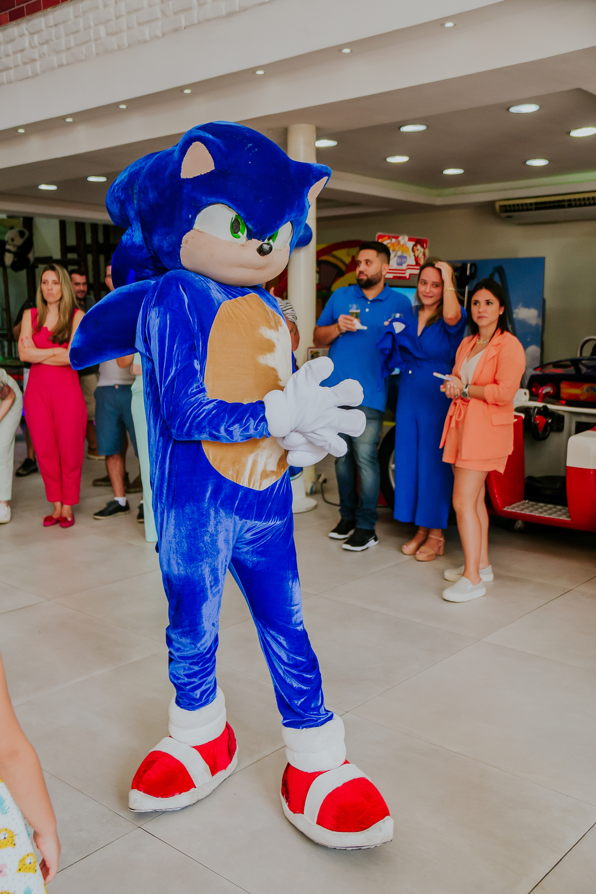 fotografia festa infantil espaço faz de conta Rio de Janeiro cachambi 5 anos Sonic 