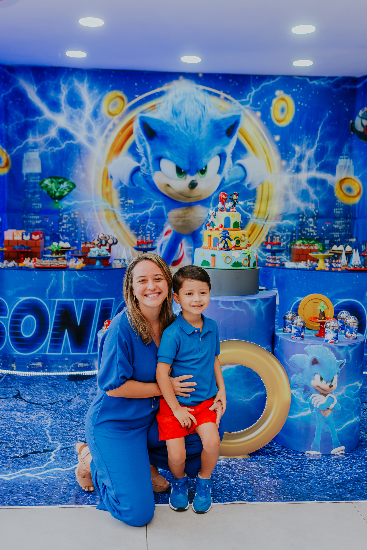 fotografia festa infantil espaço faz de conta Rio de Janeiro cachambi 5 anos Sonic 