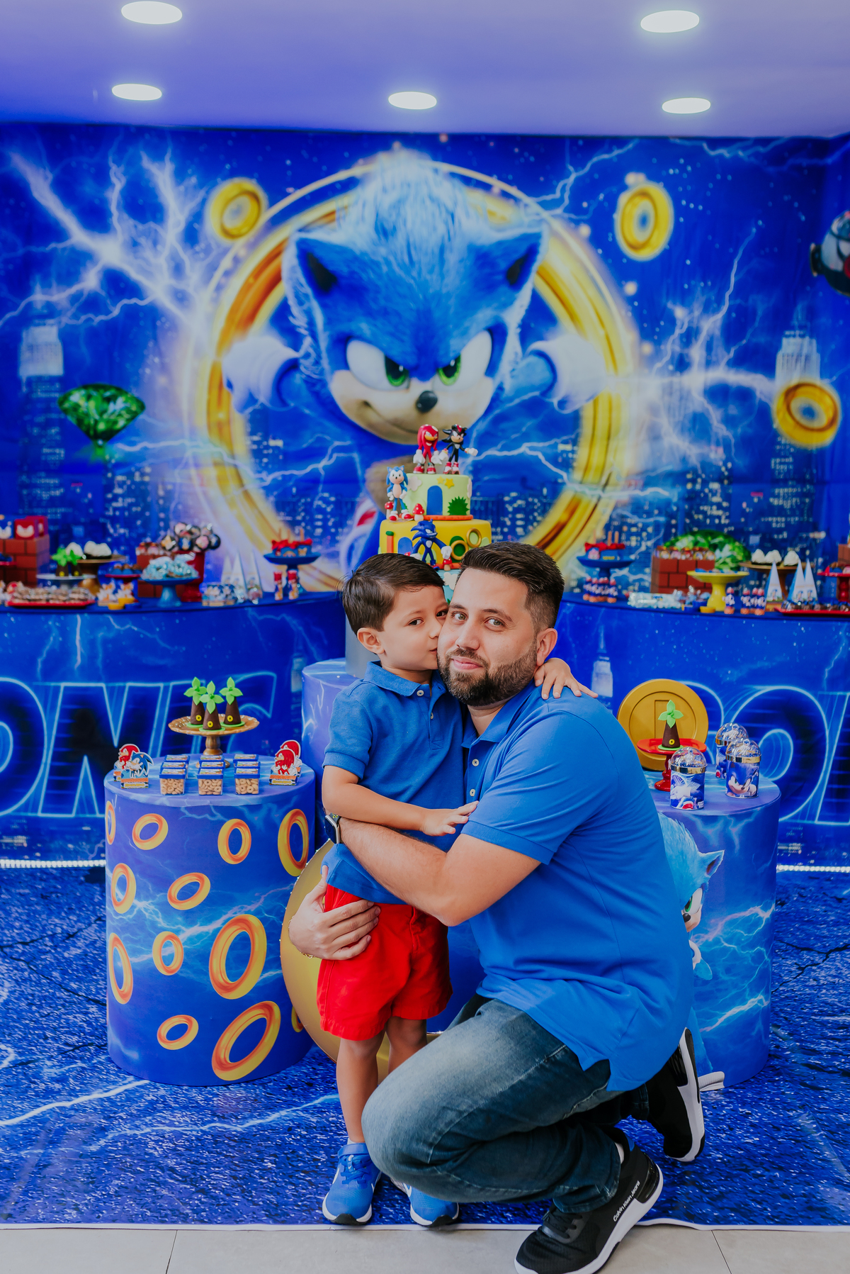 fotografia festa infantil espaço faz de conta Rio de Janeiro cachambi 5 anos Sonic 