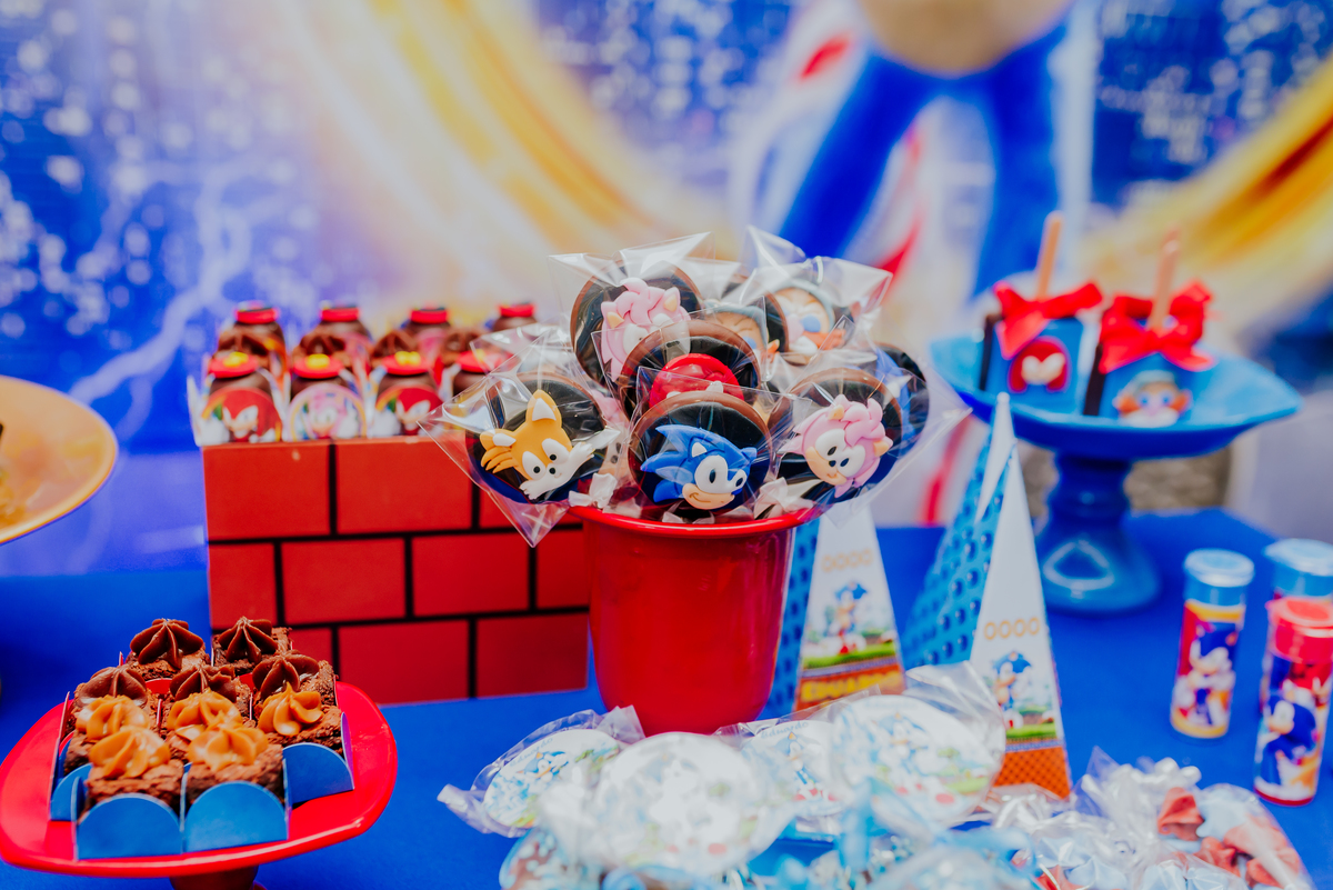 fotografia festa infantil espaço faz de conta Rio de Janeiro cachambi 5 anos Sonic 