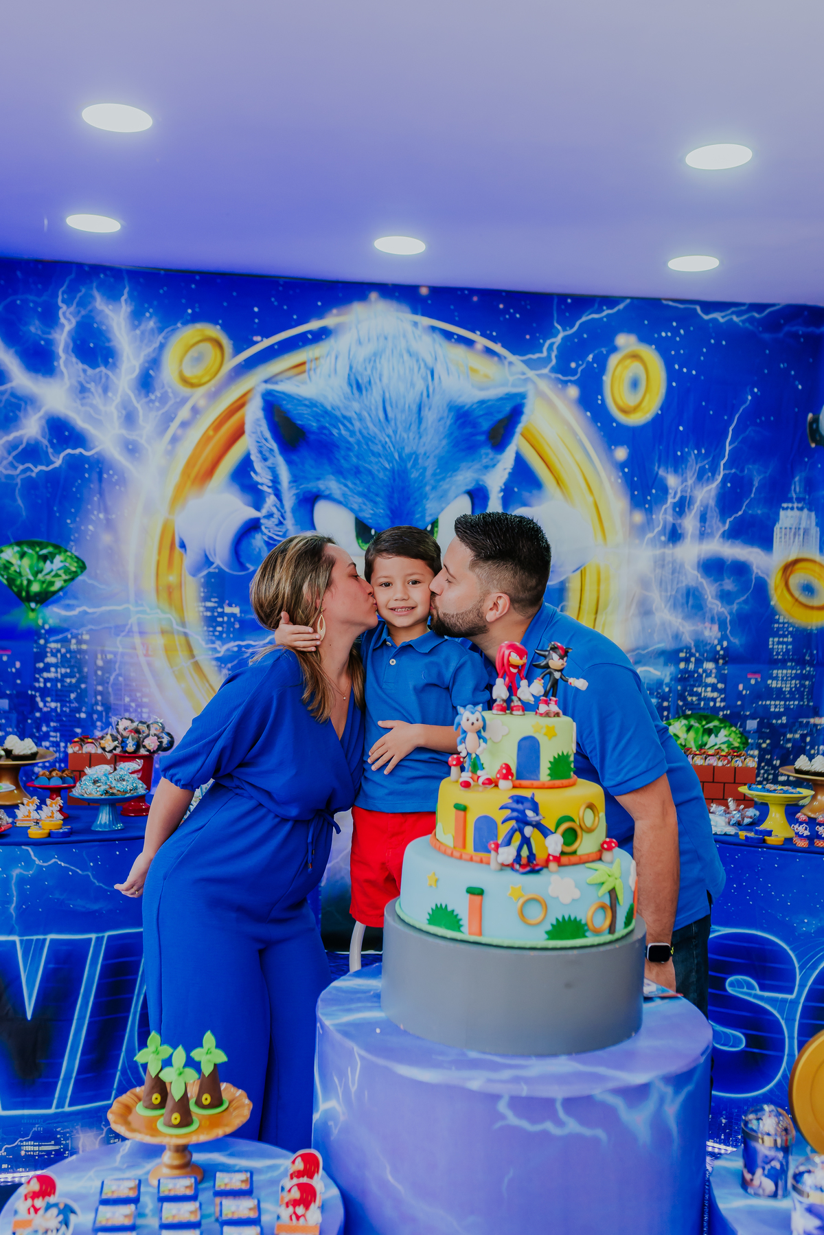 fotografia festa infantil espaço faz de conta Rio de Janeiro cachambi 5 anos Sonic 