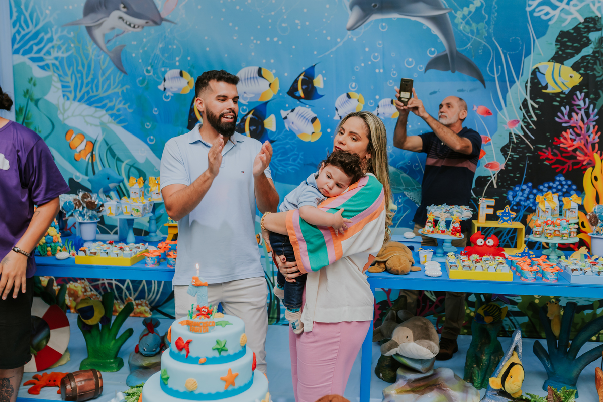 fotografia festa infantil rio de janeiro espaco diversao jardim guanabara ilha do governador 1 ano francisco fundo do mar 