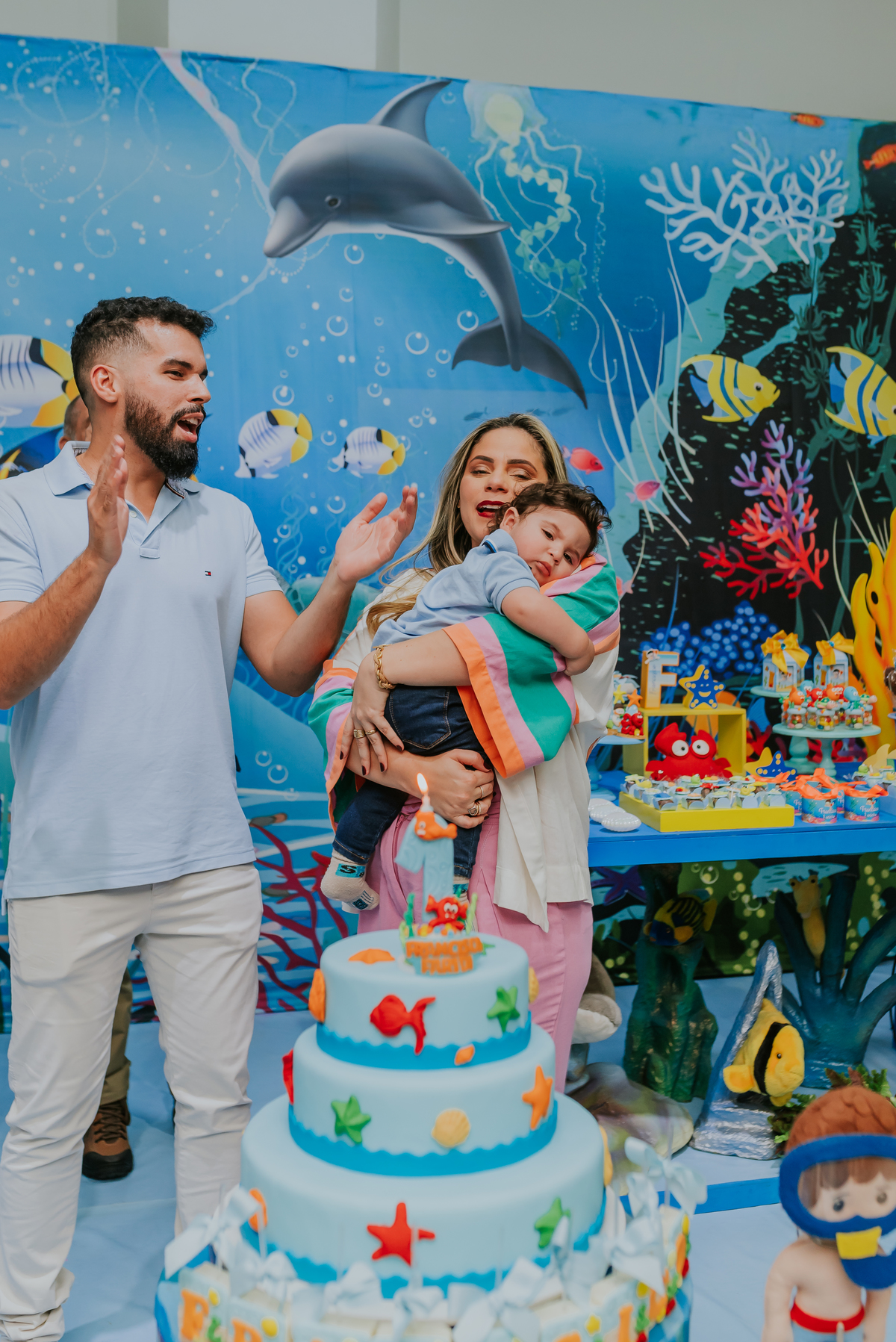 fotografia festa infantil rio de janeiro espaco diversao jardim guanabara ilha do governador 1 ano francisco fundo do mar 