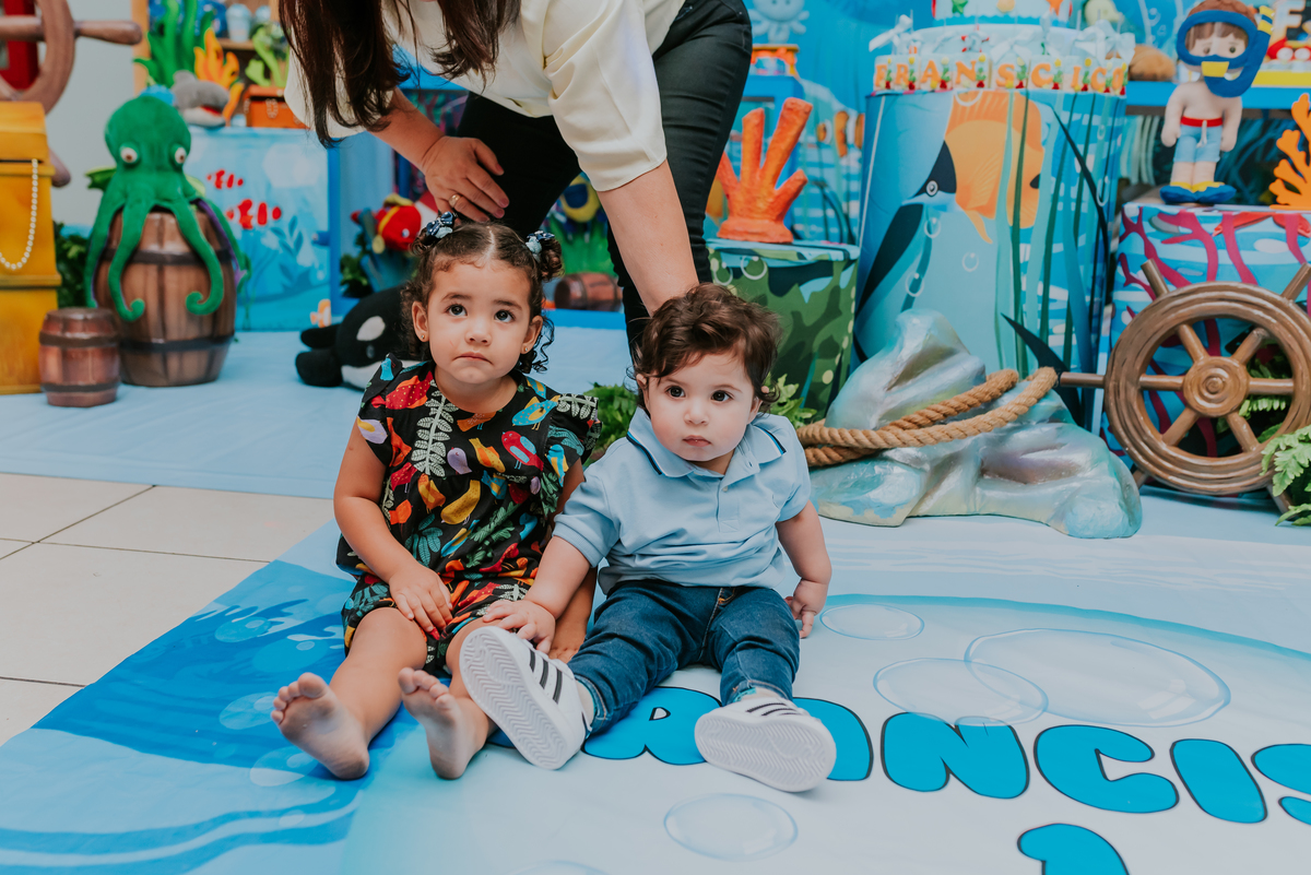 fotografia festa infantil rio de janeiro espaco diversao jardim guanabara ilha do governador 1 ano francisco fundo do mar 