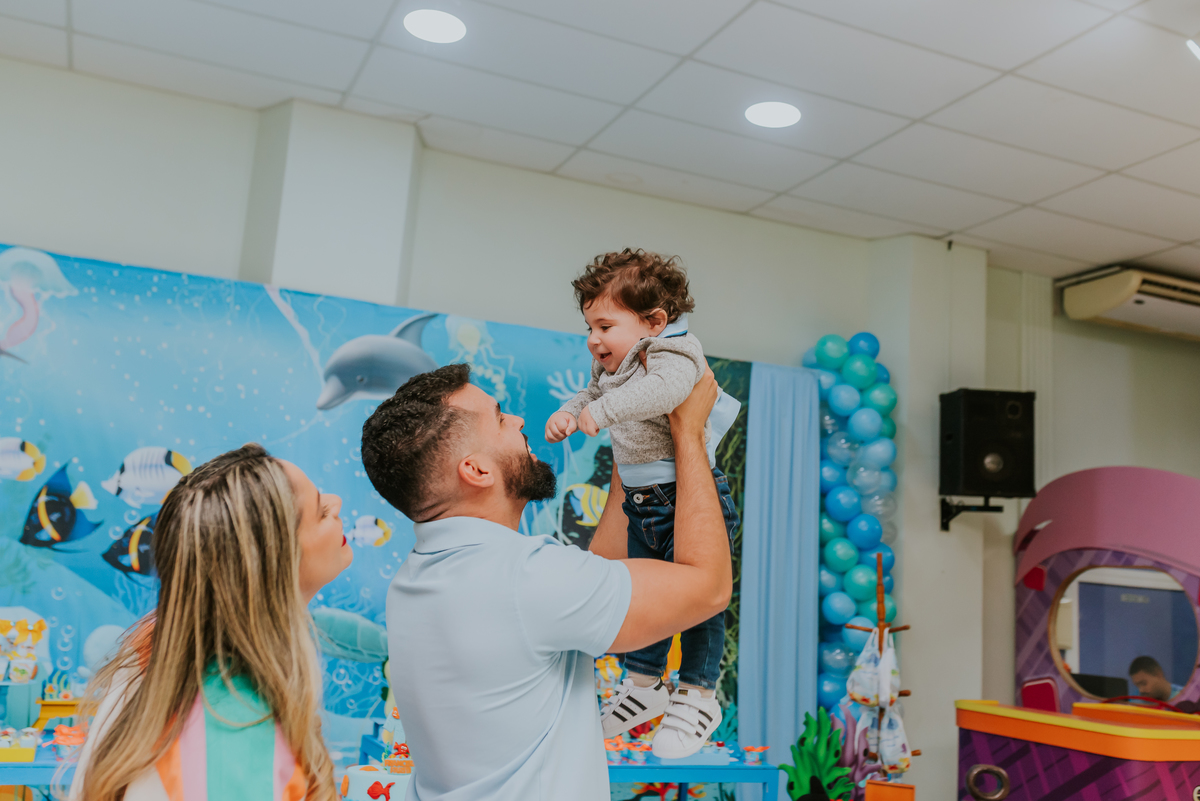 fotografia festa infantil rio de janeiro espaco diversao jardim guanabara ilha do governador 1 ano francisco fundo do mar 