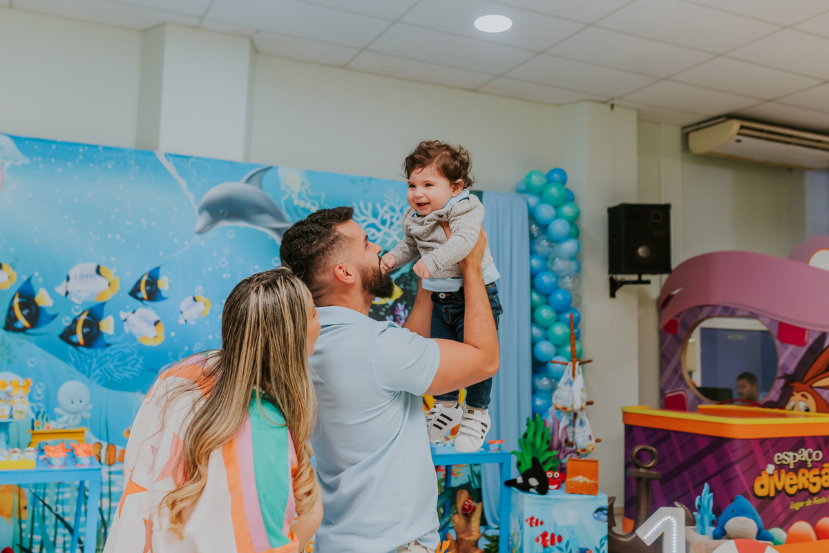 fotografia festa infantil rio de janeiro espaco diversao jardim guanabara ilha do governador 1 ano francisco fundo do mar 