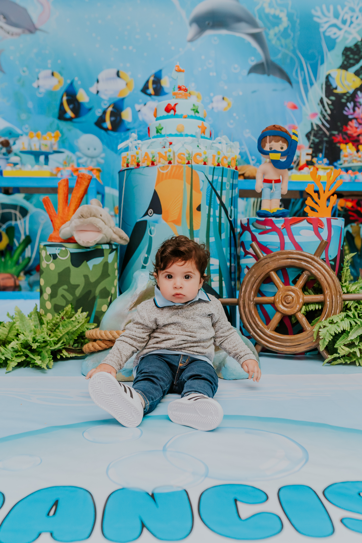 fotografia festa infantil rio de janeiro espaco diversao jardim guanabara ilha do governador 1 ano francisco fundo do mar 