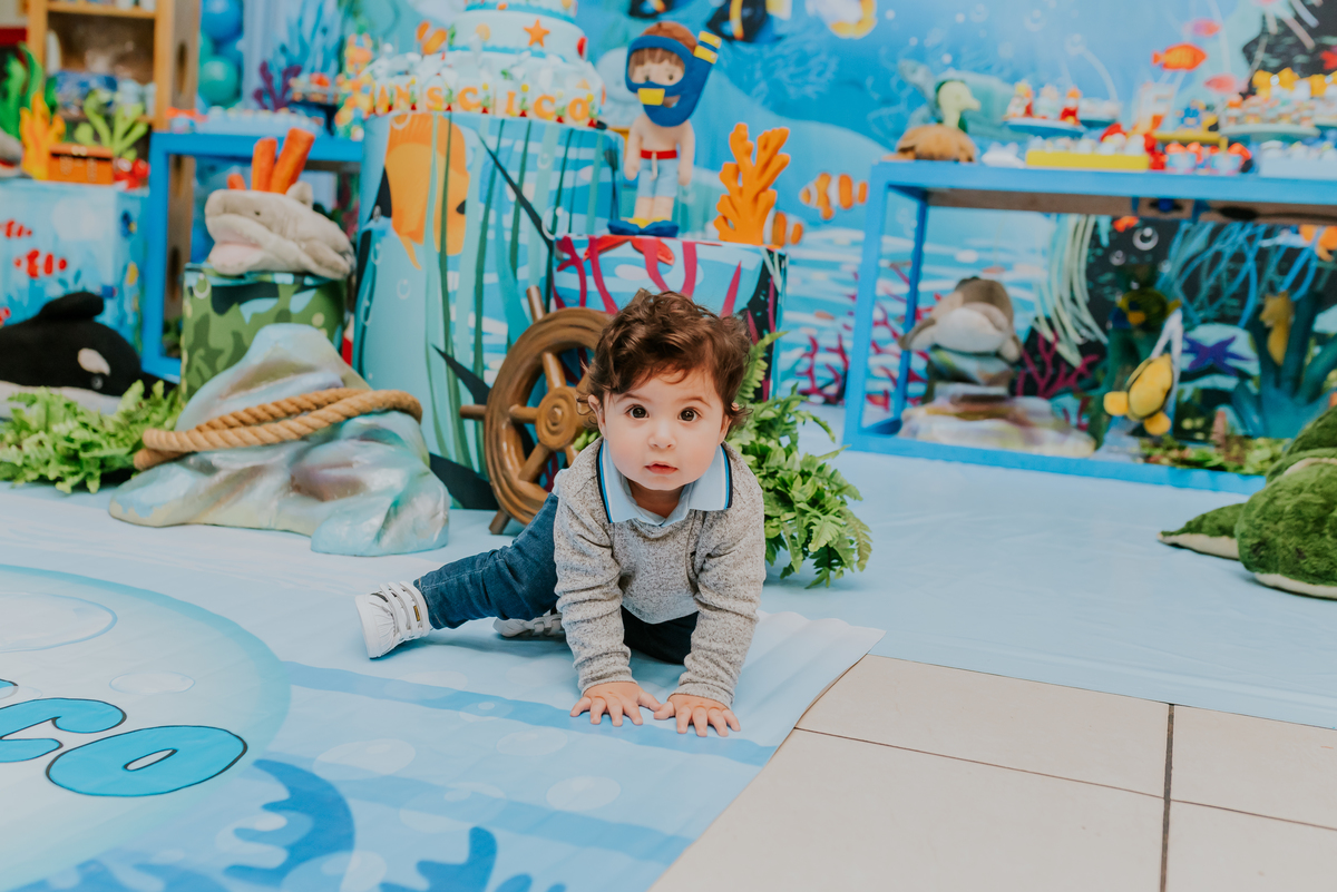 fotografia festa infantil rio de janeiro espaco diversao jardim guanabara ilha do governador 1 ano francisco fundo do mar 