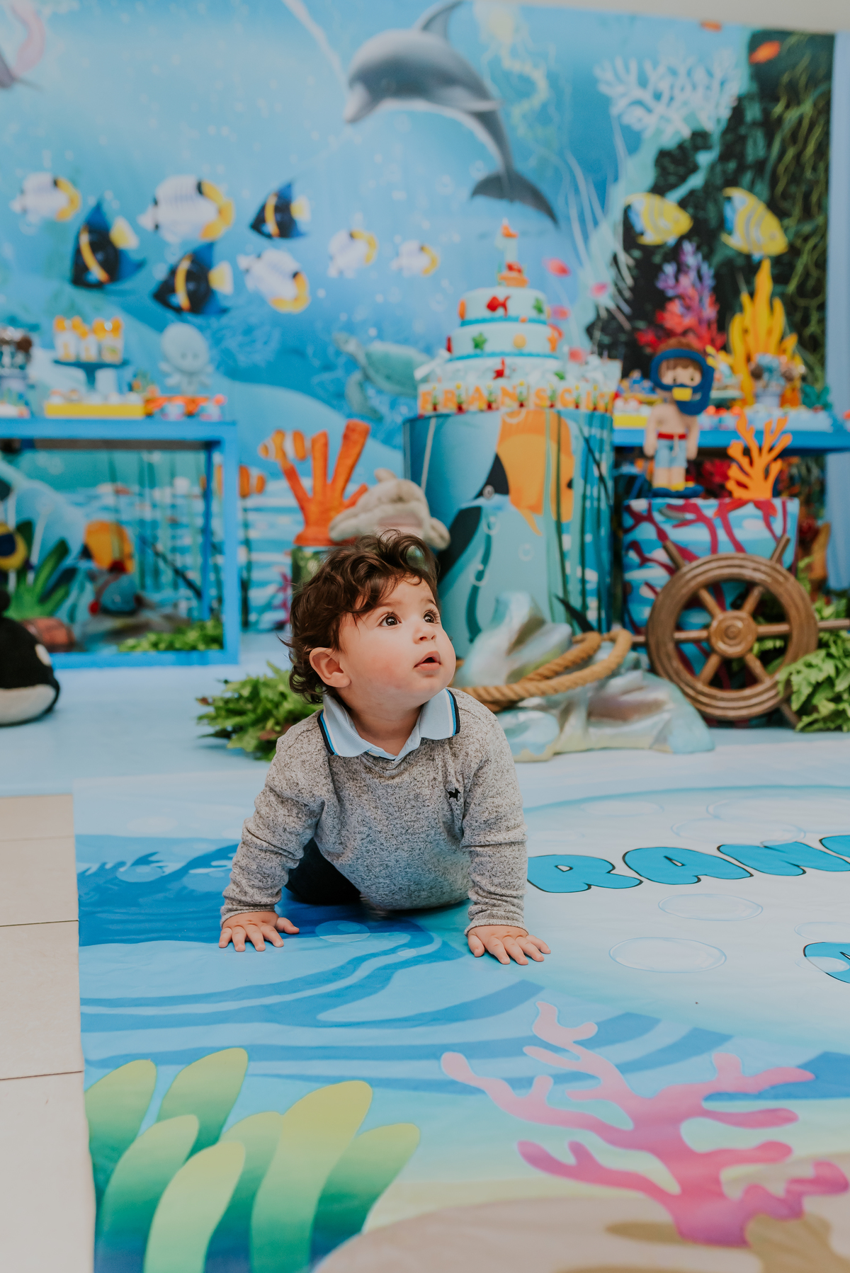 fotografia festa infantil rio de janeiro espaco diversao jardim guanabara ilha do governador 1 ano francisco fundo do mar 