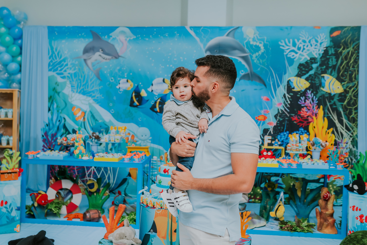 fotografia festa infantil rio de janeiro espaco diversao jardim guanabara ilha do governador 1 ano francisco fundo do mar 