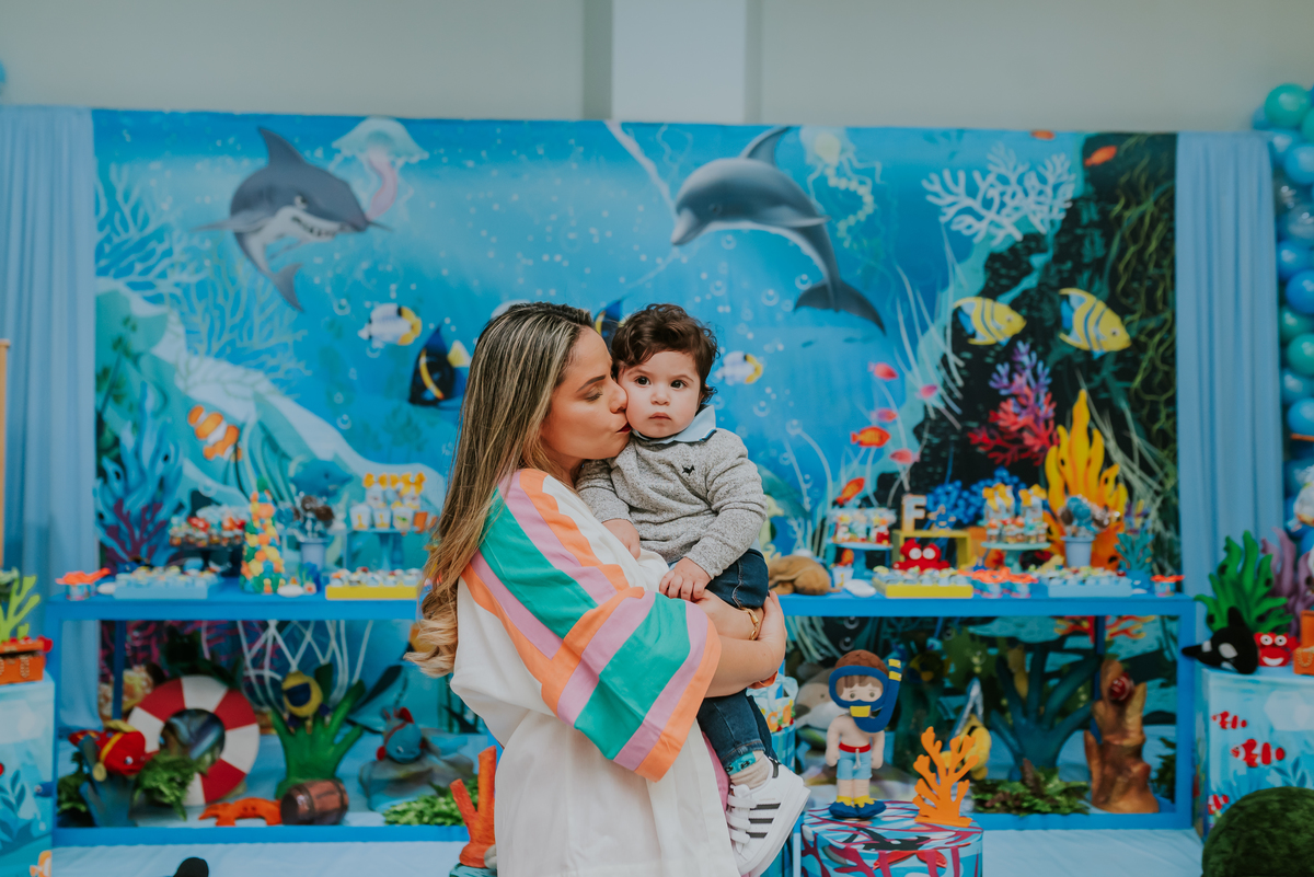 fotografia festa infantil rio de janeiro espaco diversao jardim guanabara ilha do governador 1 ano francisco fundo do mar 