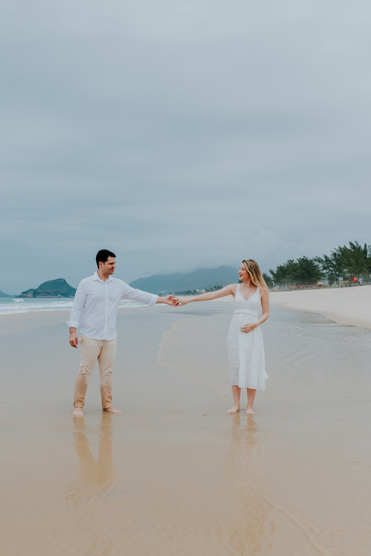 fotografia ensaio gestante revelação sexo bebe fotografa de familia rio de janeiro praia barra da tijuca