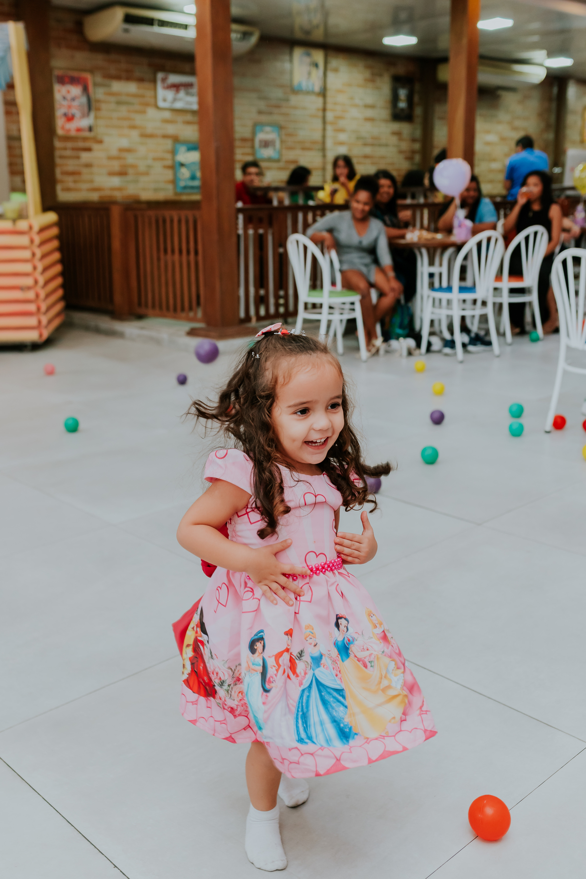 fotografia festa infantil julia 3 anos estação faz de conta cachambi rio de janeiro tema princesas 