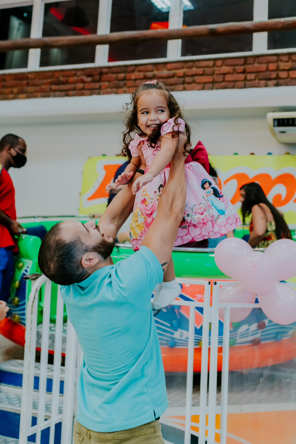 fotografia festa infantil julia 3 anos estação faz de conta cachambi rio de janeiro tema princesas 