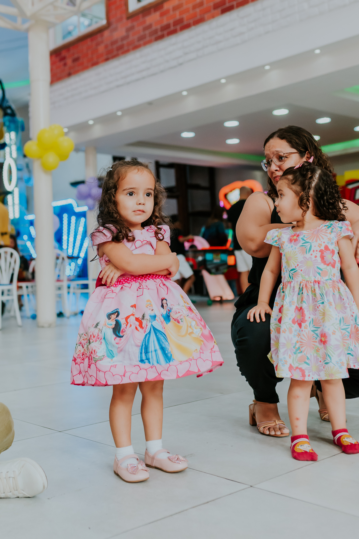 fotografia festa infantil julia 3 anos estação faz de conta cachambi rio de janeiro tema princesas 