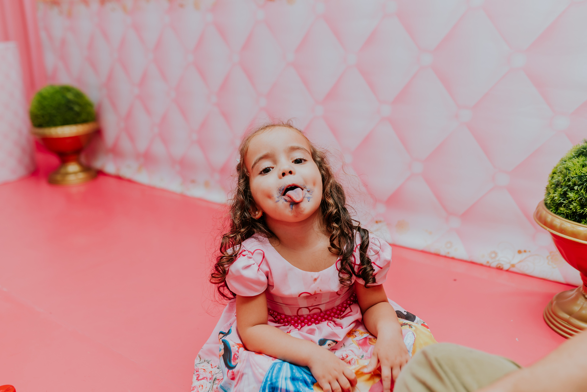 fotografia festa infantil julia 3 anos estação faz de conta cachambi rio de janeiro tema princesas 