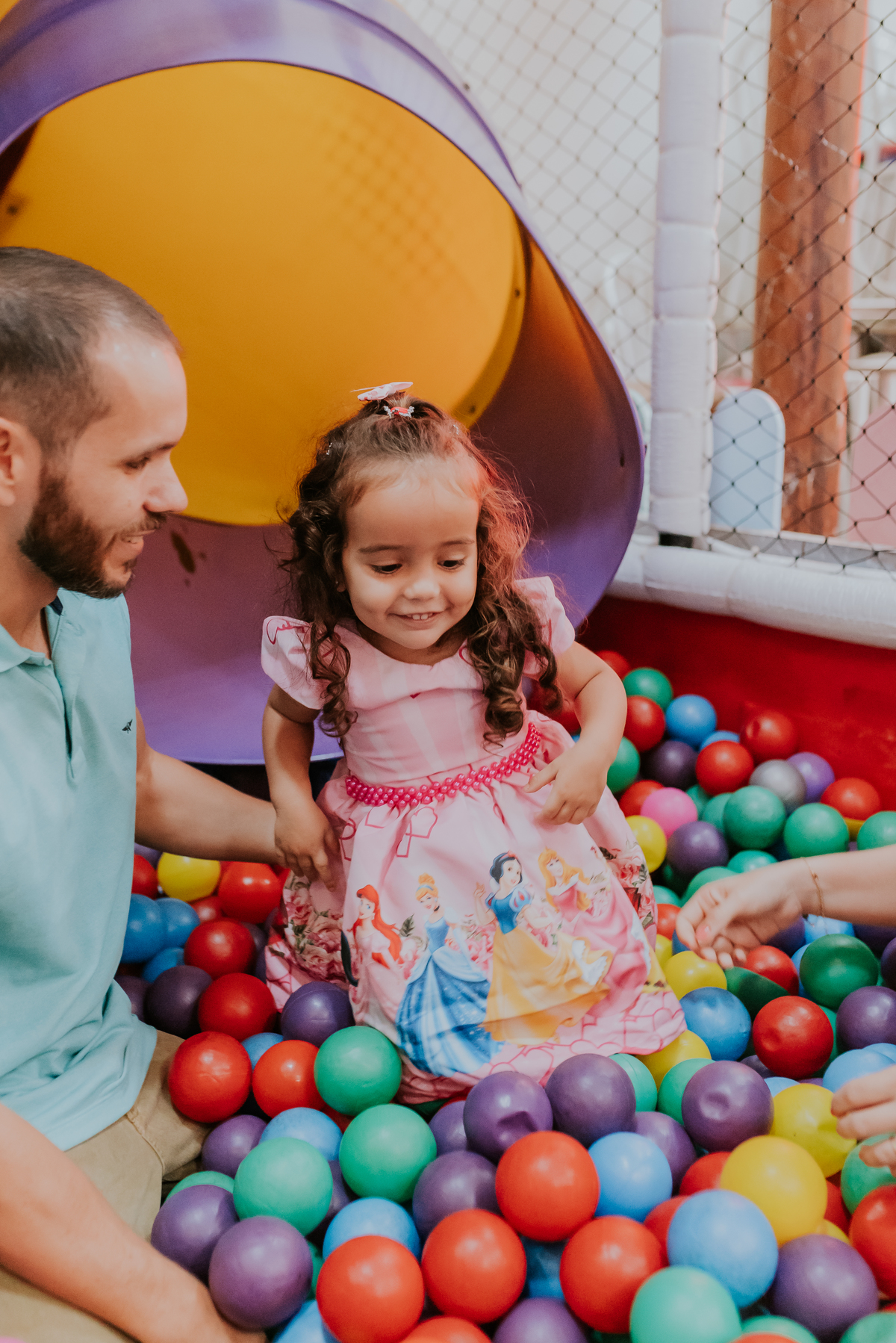 fotografia festa infantil julia 3 anos estação faz de conta cachambi rio de janeiro tema princesas 