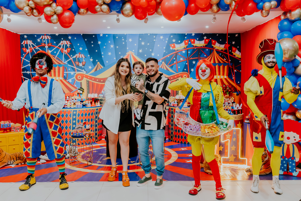 fotografia festa infantil casa de festas baladauê meier Rio de Janeiro fotografa de familia 1 ano bento tema circo