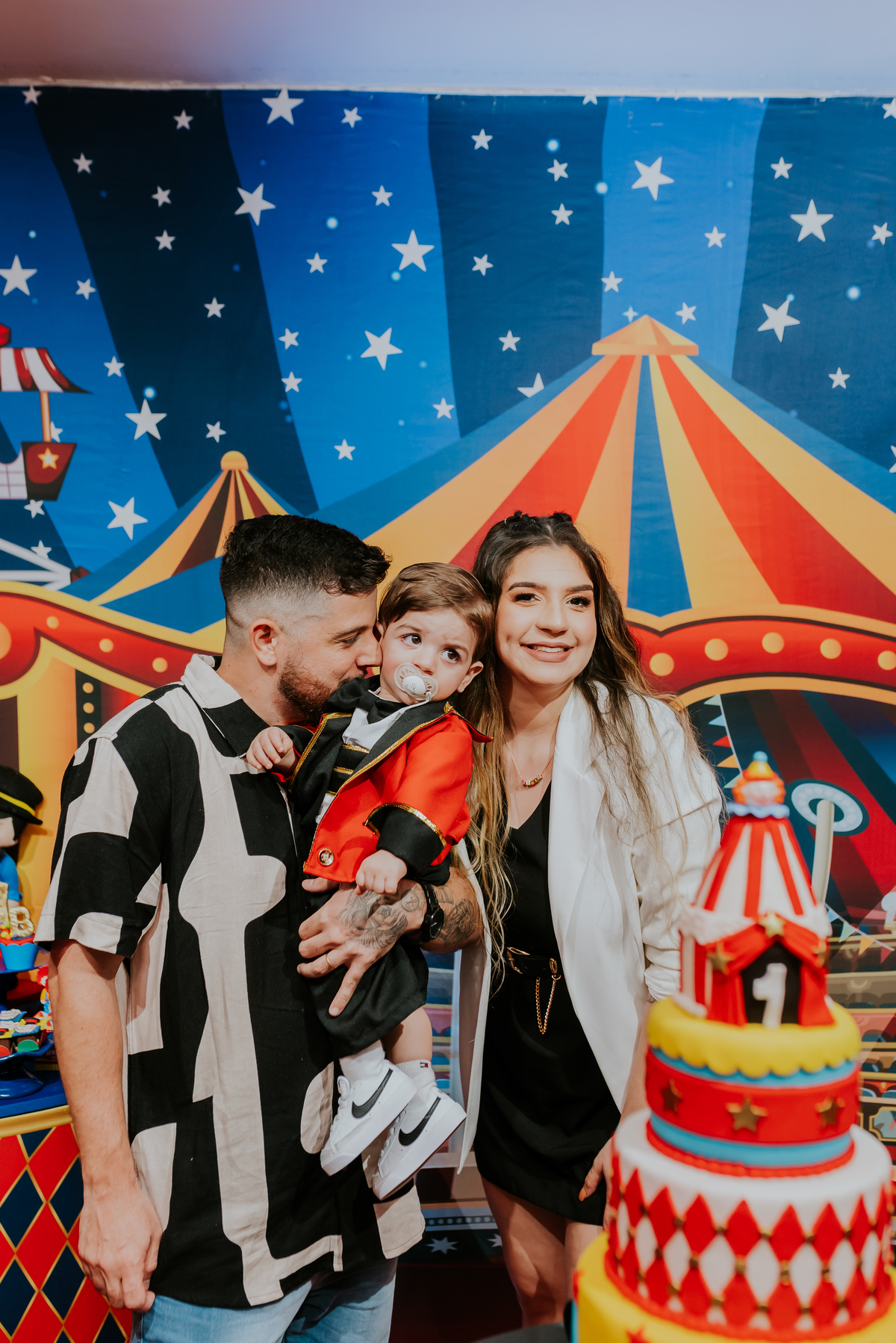 fotografia festa infantil casa de festas baladauê meier Rio de Janeiro fotografa de familia 1 ano bento tema circo