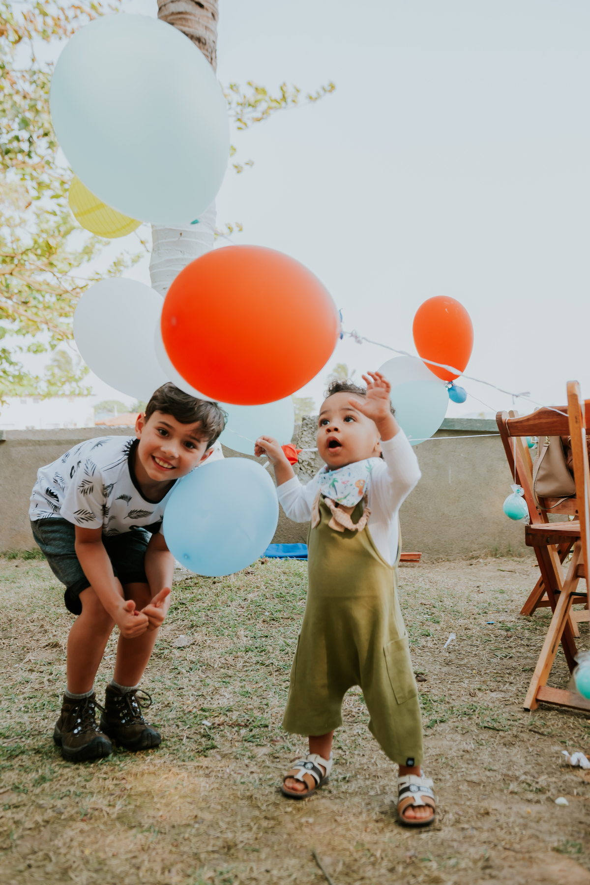 fotografia festa infantil ao ar livre piquenique 1 ano guilherme iate clube jardim Guanabara rio de janeiro 
