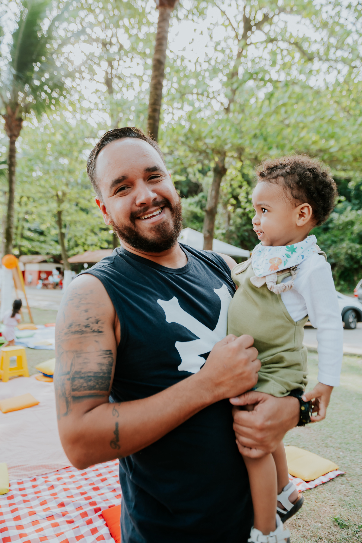 fotografia festa infantil ao ar livre piquenique 1 ano guilherme iate clube jardim Guanabara rio de janeiro 