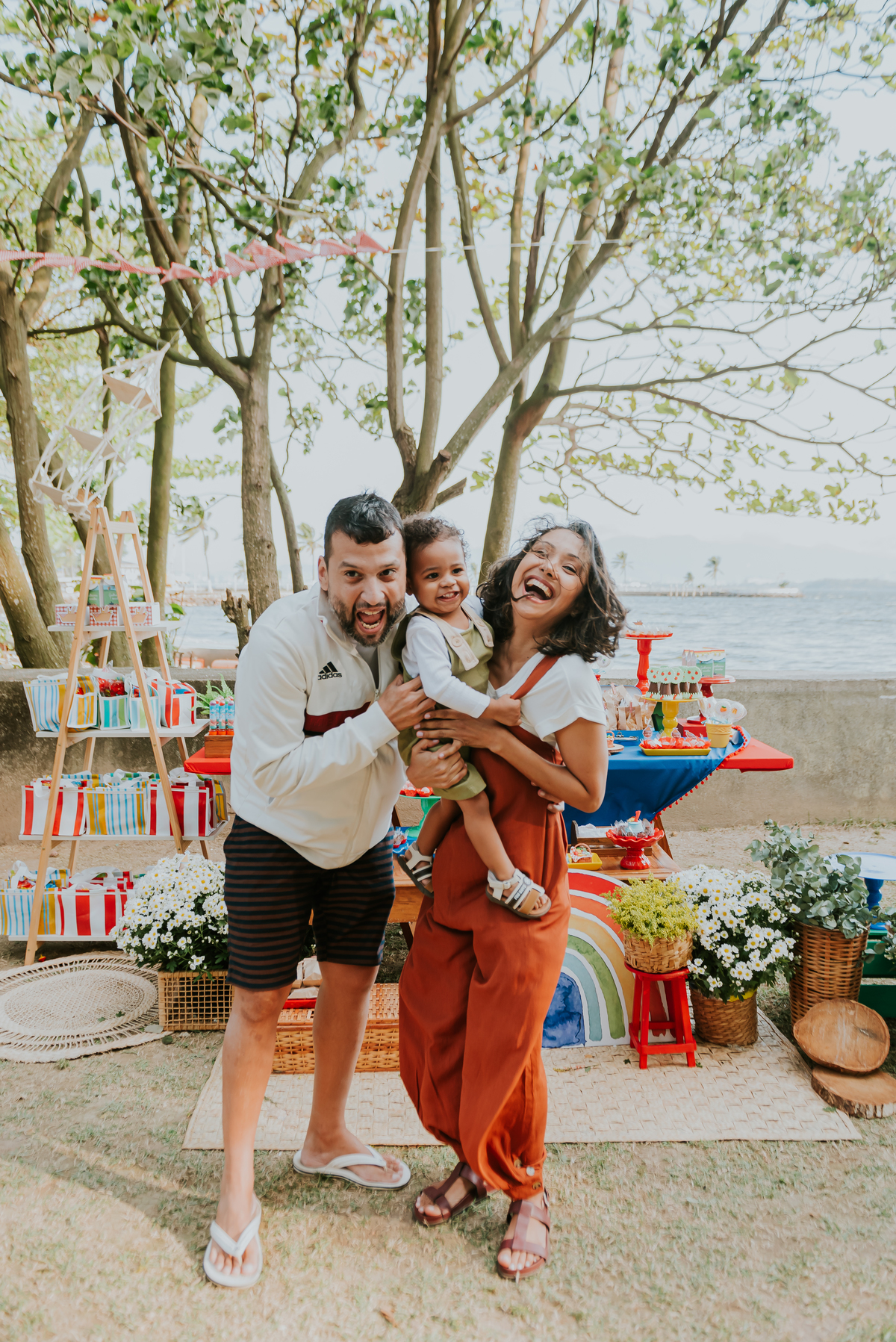 fotografia festa infantil ao ar livre piquenique 1 ano guilherme iate clube jardim Guanabara rio de janeiro 