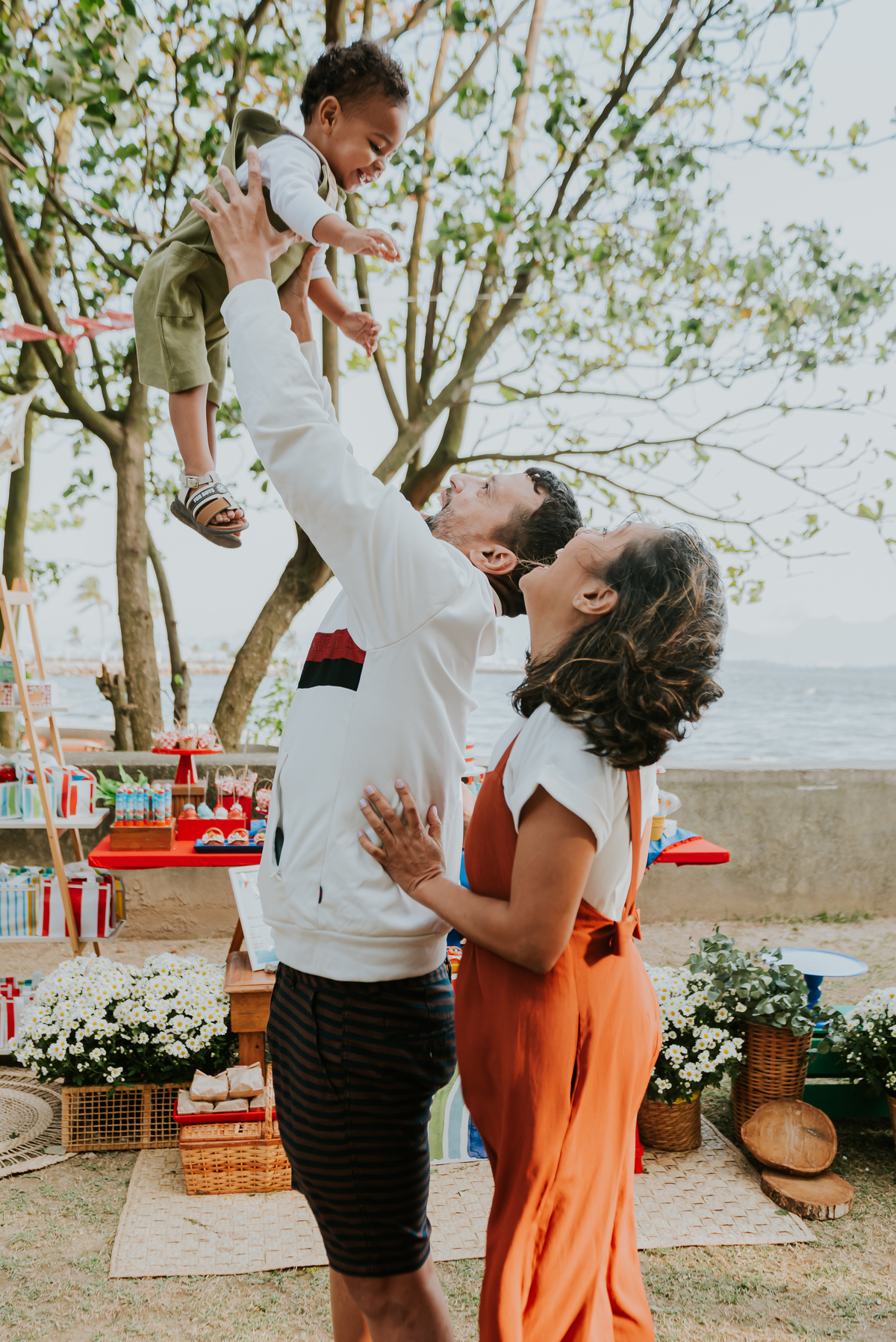 fotografia festa infantil ao ar livre piquenique 1 ano guilherme iate clube jardim Guanabara rio de janeiro 