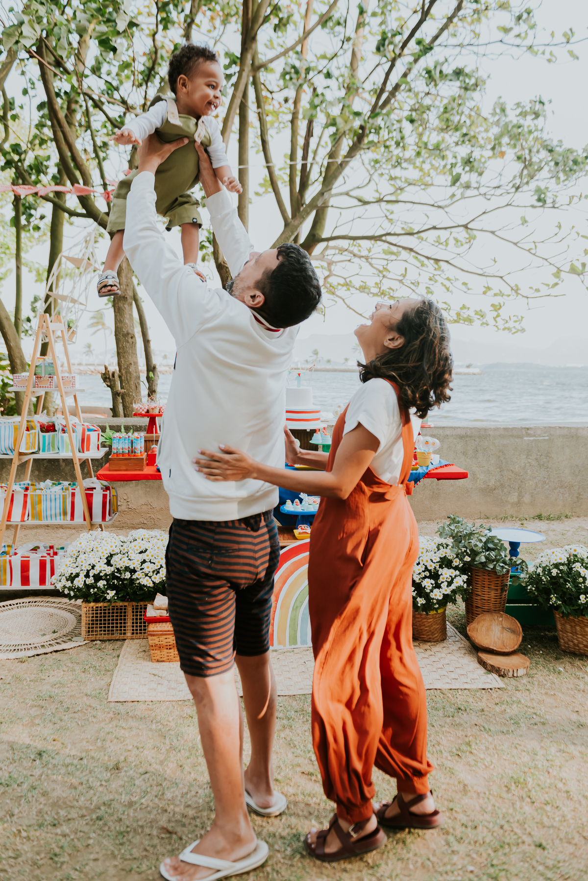 fotografia festa infantil ao ar livre piquenique 1 ano guilherme iate clube jardim Guanabara rio de janeiro 