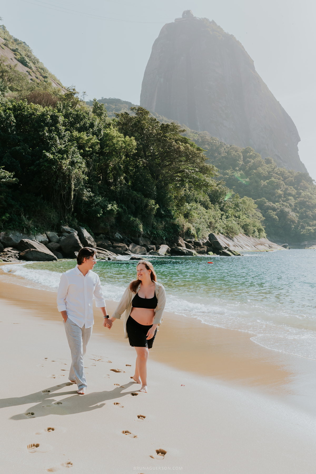 fotografia ensaio gestante externo praia vermelha urca Rio de Janeiro fotografa família rj Bruna Guerson